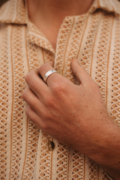 Rockpool Textured Ring - Kamala Designs