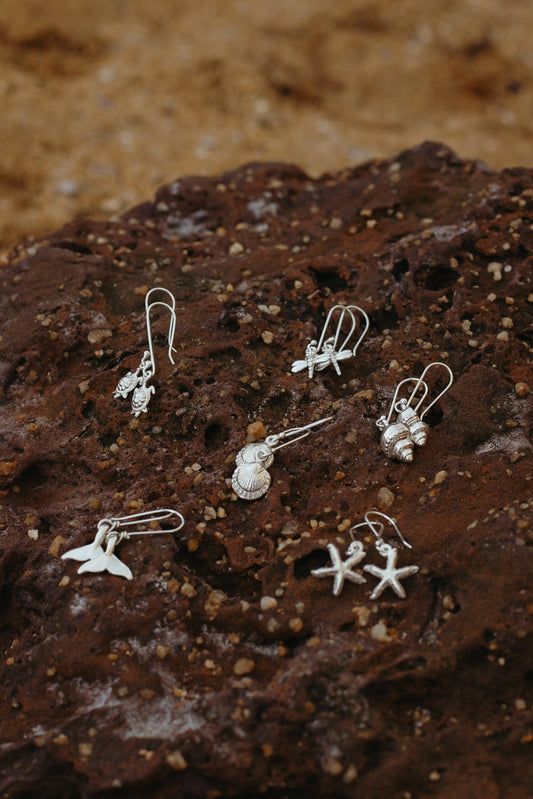 Sea Keeper Charm Earrings - Kamala Designs