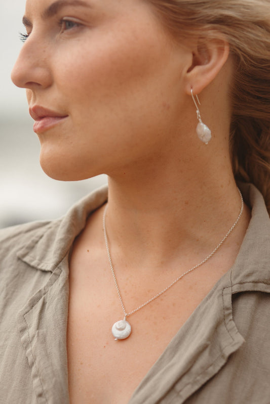 Serenity Pearl Necklace - Kamala Designs